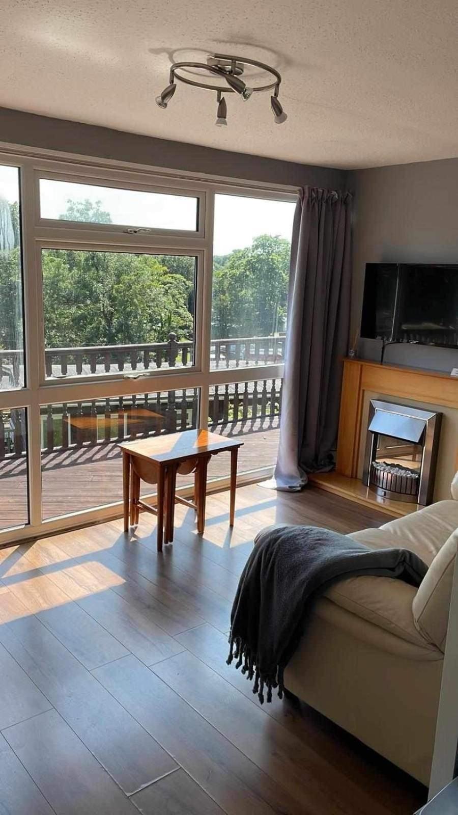 180 River View Cabin Caeathro Luaran gambar